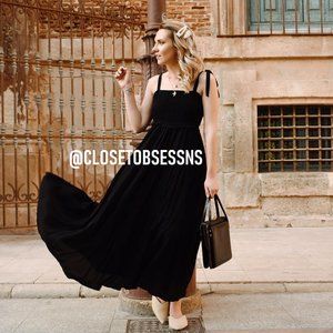 ZARA Midi Dress with Ruffled Hem